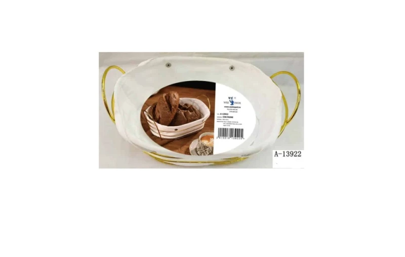 Cos paine din inox cu textil WEI A-13922